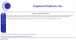 Desktop Screenshot of engineeredsoftware.com